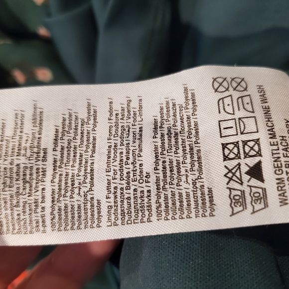 Green Floral YAS Dress - Picture 6 of 6